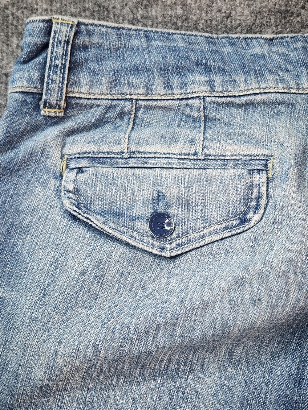 American Eagle Outfitters Vintage Y2k Jeans Wideleg Flair Low Rise Women Size 10 - Picture 9 of 14